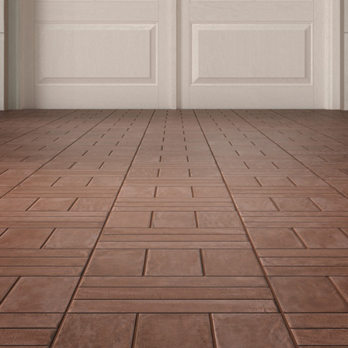 Claymont Burnt Umber Tile flooring by Bisbee's Flooring Center in McFarland, WI