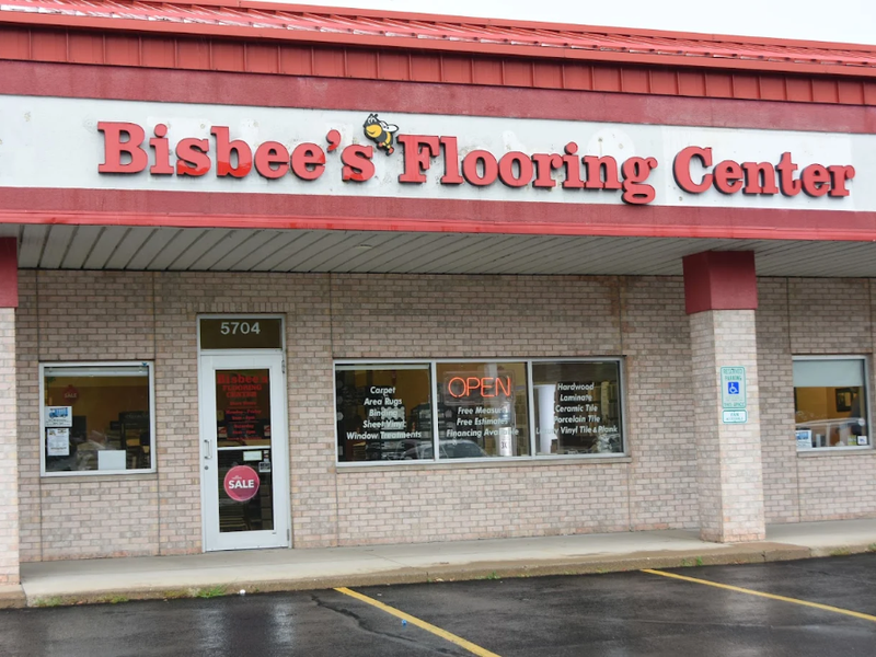 Bisbees Flooring Center showroom exterior in McFarland WI