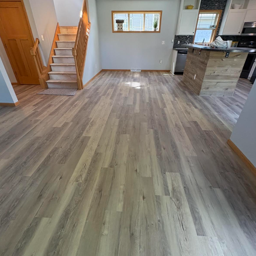Bisbee's Flooring Center installed LVP flooring