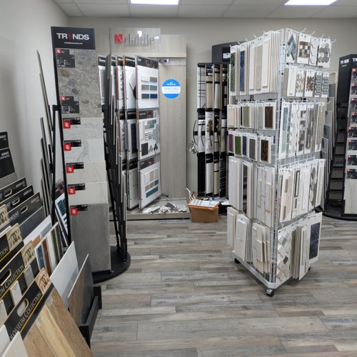 Trends, Paramount and Daltile flooring displays in WI