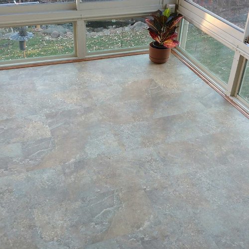 Luxury Vinyl floors in a McFarland, WI home by Bisbee's Flooring Center