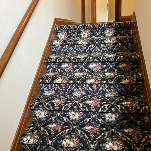 Vintage look carpet installation in McFarland WI