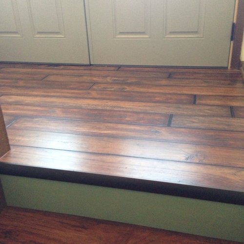 LVP flooring in a McFarland, WI home by Bisbee's Flooring Center
