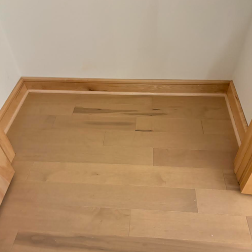 Hardwood flooring installation details