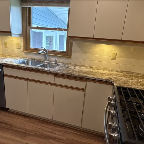 Tile Backsplash by Bisbee's Flooring Center in McFarland, WI